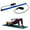 Blue, variant on CHICCLO Pilates Barbell Reformer Set, Full Body Home Gym Workout Pack of 1, Blue