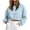 Light Blue, variant on Vivianyo HD Women's Long Sleeve Crew Neck Cropped Sweatshirt, Drop Shoulder Fall Casual Pullover Top for Street Outing and Weekend Hangout, Sizes S-2XL