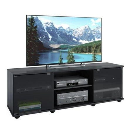 Sonax Fiji Wood Ravenwood Black 60-inch Entertainment Center Sonax Fiji Wood Ravenwood Black 60-inch Entertainment Center