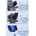 thumbnail image 3 of facefd Sucker Car Phone Holder Vent 360° Rotating Navigation Stand Support Multi-function Adjustable Vehicle Smartphone Black Air Outlet support, 3 of 9