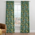 thumbnail image 2 of Topfinel Fancy Hummingbird Patterned Curtain,SageGreen Curtains for Living Room, Thermal Insulated Blackout Curtains for Bedroom, Floral Vintage Lemon Curtains 90 inch Length 2 Panels Set, 2 of 11
