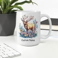 thumbnail image 3 of Personalized Cute Elk Coffee Mug – Custom Gift for Elk Lovers, Parents, Siblings, Kids – Perfect for Animal Enthusiasts – Ceramic Coffee Mug Available in 11oz, 3 of 6