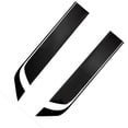 thumbnail image 2 of 2PCS Universel Noir Voiture de Course Capot Bande Autocollant Auto Vinyle Capot Garniture, 2 of 11