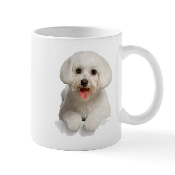 CafePress - Bichon Frise Mug - 11 oz Ceramic Mug - Novelty Coffee Tea Cup