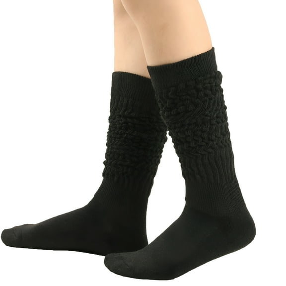 TELOLY Women's 80s 90s Cable Knit Warm Thick Long Boot Socks Knee High Wide Calf Winter Leg Warmers Stockings Holiday Xmas Gifts for Women