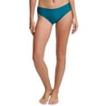 thumbnail image 2 of CALVIN KLEIN Women's Teal Stretch Lined Full Coverage UV Protection Hipster Swimsuit Bottom XXL, 2 of 3