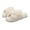 White, variant on Slippers for Women,Fuzzy Slippers Band Memory Foam Slippers Open Toe,Womens Slippers,White,6.5