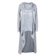 thumbnail image 3 of Gibobby Sudadera mujer, Sudadera con capucha para mujer, con dobladillo irregular, holgada, para (Gris,G), 3 of 5