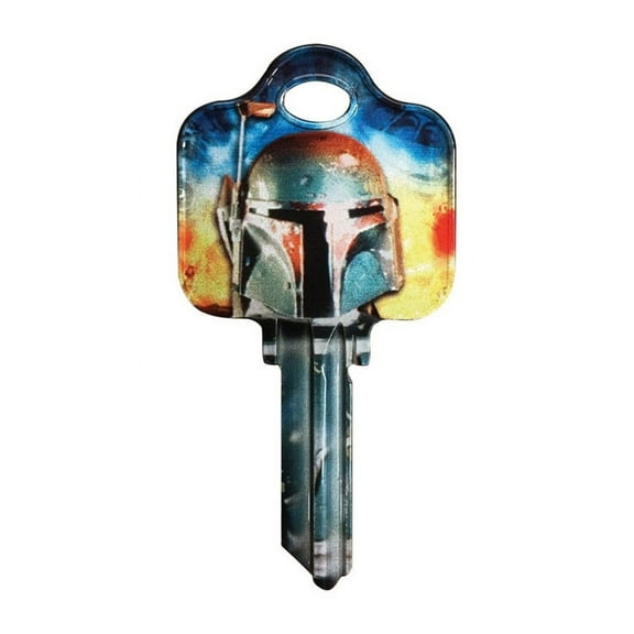 Hillman 5005129 Star Wars Boba Fett House & Padlock Blank Single Sided Universal Key - Pack of 5