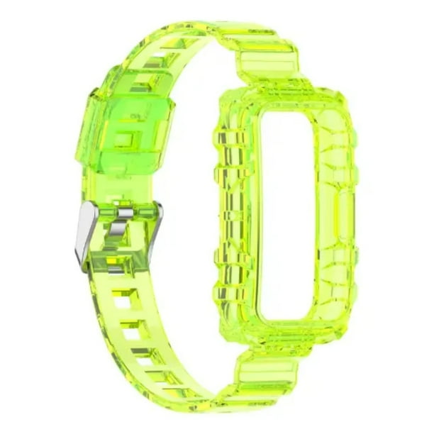 Correa de Silicona Transparente que cambia de color con la luz para Huawei Band 9/8/7/6,