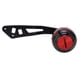 thumbnail image 2 of M Buder Manija del Carrete de Pesca Agarre de Perilla de Metal Pieza de Repuesto Negro Rojo (9.2 cm / 3.6 inches), 2 of 9