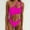 Hot Pink, variant on Women One Shoulder Cutout High Waisted Bikini Set Crisscross 2 Piece Swimsuit Bathing Suit Swimming Suits for Women Junior Swimsuit with Shorts Juniors Bathing Suits Underwire Bathing Suit Tops for