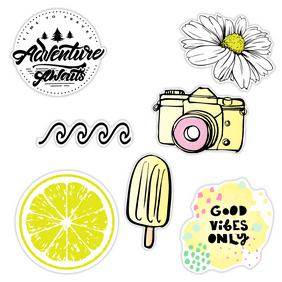 11 Pack Cute Vsco Stickers Pack Aesthetic Stickers For Hydro
