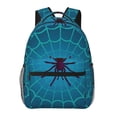 thumbnail image 1 of Easygdp Spider And Cobweb Mochila Ergonómica Versátil para Laptop - Múltiples Bolsillos, Correas Ajustables, Unisex para Escuela, Viajes y Actividades al Aire Libre-One Size, 1 of 5