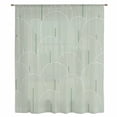 thumbnail image 2 of Sage Green Ombre Sheer Curtains 63 Inches Long, Farmhouse Stripes Modern Abstract Art Light Filering Curtains, Breathable Simi Curtain Privacy Drapes for Living Room Bedroom Window Treatment, 2 of 9