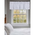 thumbnail image 3 of Baroque Pattern Valances for Windows Light Blue Vintage Abstract Flowers Texture Rod Pocket Curtains Valance Short Window Treatment Drapes for Living Room, Bedroom Bathroom 56"&nbsp;W x 16" L, 3 of 5
