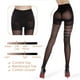 thumbnail image 4 of G&Y 2 Pares de Pantimedias Top Control para Mujer - Medias Transparentes 40D Soporte Control Barriga, Negro L, 4 of 6