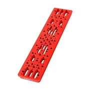 Almencla Telescope Mounting Plate Mounting Fixing Plate Aluminum Alloy 355mm Professional Stable Performance Wide Metal Plate Red
