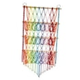 thumbnail image 4 of Tnarru Stuffed Animal Hammock Stuffed Toy Net Toy Storage Boho Macrame Three Layers Hanging Storage Net Organizer Holder for Bedroom Rainbow, 4 of 7