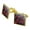 Gold, variant on Evil Red Dragon Burning Castle Night Fantasy Square Cufflink Set - Silver or Gold