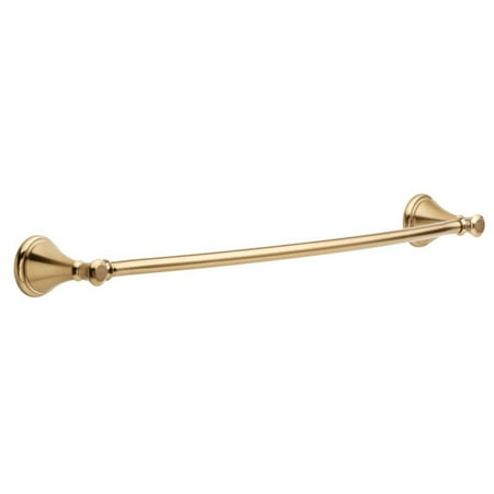 Delta Cassidy 24u0022 Towel Bar, Champagne Bronze