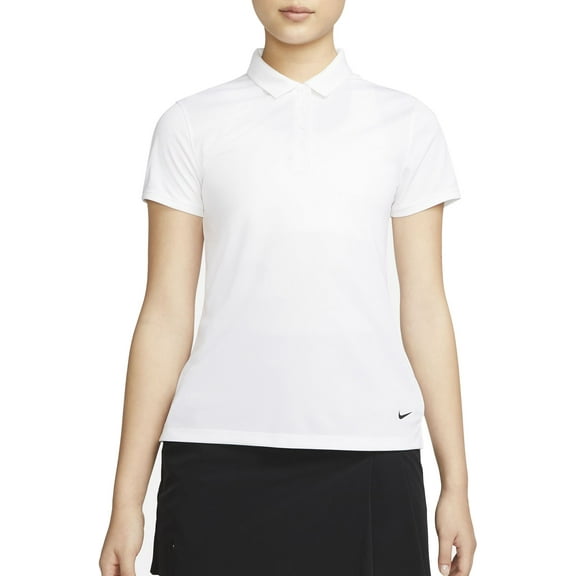 Nike Women's Dri-Fit Victory Golf Polo (White, XL)