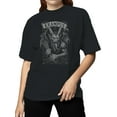 thumbnail image 2 of Krampus Gothic Illustration Art Women's T-shirt, 2 of 3