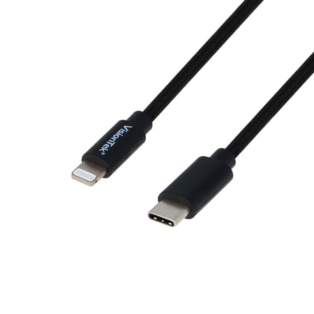 UPC: 0784090039071 | VisionTek Lightning to USB Type-C 1 Meter Cable with Power Delivery MFI – 901267