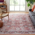 thumbnail image 5 of SAFAVIEH Serapi Kim Oriental Machine Washable Area Rug, Rust/Grey, 9' x 12', 5 of 15