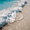 Ocean Beach, variant on Fluffy Cat Portrait Canvas Wall Art,Animal Decor for Living Room Bedroom Office Study Room