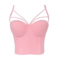 thumbnail image 1 of ZZwxWA Online Shopping Slip Triangular Camisole For Women's Shapewear Sexy With Steel Rings Backless And Chest Wrapped, 1 of 5