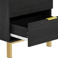 thumbnail image 4 of WIAWG Modern Nightstand with Drawer, End Table, Black, Set of 2, 4 of 7