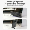thumbnail image 2 of Magnetic for Galaxy S23 Ultra Premium PU Leather Case,Built-in Invisible Stand [Compatible with Magsafe] Protective Slim Kickstand Phone Cover Compatible with Samsung Galaxy S23 Ultra, Gray, 2 of 9