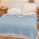 thumbnail image 5 of Fleece Throw Blanket | Super Soft Flannel Polyester | Lightweight Warm Cozy Air Conditioning Nap Cover | Shrink Fade Wrinkle Proof | 200x150cm | 1 Piece | Multiple Colors, 5 of 6