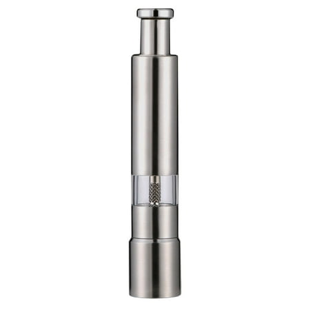 

1Pc Pepper Grinder Handheld Manual Pepper Mill Cumin Pepper Grinder (Silver)