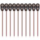 thumbnail image 2 of 10 x 9 V Soporte de batería Clip de presión Cable conector con cables conductores 9 voltios, 2 of 8