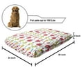 thumbnail image 2 of Cactus Print Pet Bed, Illustration of Celebrating Scene Cinco de Mayo Festival in Mexico, Resistant Pad for Dogs and Cats Cushion with Removable Cover, 24" x 39", White and Multicolor, by Ambesonne, 2 of 4