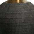 thumbnail image 4 of Uttermost Arnav 2-Piece Ceramic Crystal Metal Bottle Set in Matte Black and Gold, 4 of 4