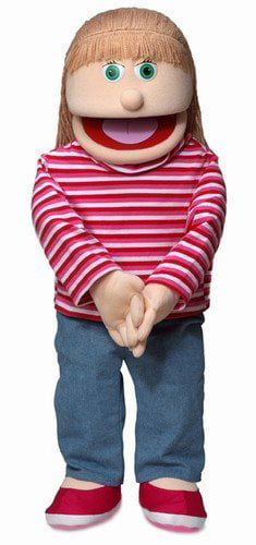 40cm Hand Puppet Emily Peach Girl 