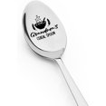 thumbnail image 1 of Grandma Cereal Spoon Gift for Nana Mothers Day Gifts for Grandma Grandmom Birthday Gifts for Grandmother Nana Engraved Cereal Spoons for Grandma Grammie Granny Coffee Tea Spoon, 1 of 6
