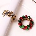 thumbnail image 3 of 6Pcs Dream Lifestyle Petite Bells Napkin Ring, Durable Jingle Bell Napkin Holders Metal Napkin Buckle for Thanksgiving Christmas Weddings Holiday Parties Table Decor, 3 of 7