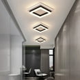 thumbnail image 5 of ADISUN Modern Led Ceiling Light Fixture Flush Mount Ceiling Lights Square Ceiling Lamp for Living Room Hallway Bedroom Kitchen Balcony Cloakroom, Warm White, 5 of 6