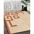 thumbnail image 2 of Ahgly Company Indoor Round Patterned NavajoWhite Gold Area Rugs, 8' Round, 2 of 6