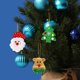 thumbnail image 4 of Lindo Papá Noel de Navidad, adorno colgante de alce para árbol de Navidad, colgante de Papá Noel de peluche, decoraciones para árbol de Navidad para fiestas en casa, 4 of 5