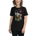 thumbnail image 4 of Women's Patriotic Eagle USA Flag T-Shirt, 4 of 9