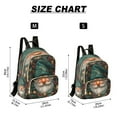 thumbnail image 3 of ALAZA Christmas Funny Gnome Womens Travel Laptop Backpack Large Daypack Ladies Shoulder Bags M, 3 of 7