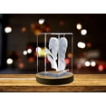 thumbnail image 2 of St. Padre Pio| The Stigmatist Saint Gift | Religious 3D Engraved Crystal, 2 of 6