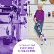 Swiffer Power Mop Cleaning Pads Refill, Floor Cleaner for Mopping Tile, Vinyl, Laminate, 8ct