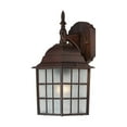 thumbnail image 2 of Nuvo Lighting 60/4905 Adams Single-Light Wall Lantern with Frosted Glass Panels, 2 of 9