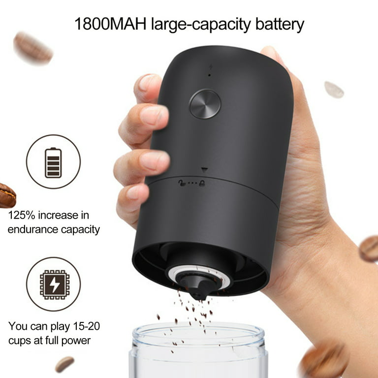 Drany Coffee Grinder with Type-C Cable 3.7V/25W 1800mAh Battery